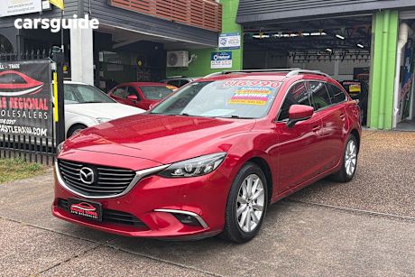 Red 2016 Mazda 6 Wagon Touring