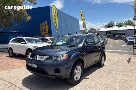 Blue 2008 Mitsubishi Outlander Wagon Ls