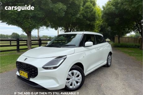 White 2024 Suzuki Swift Hatchback Hybrid