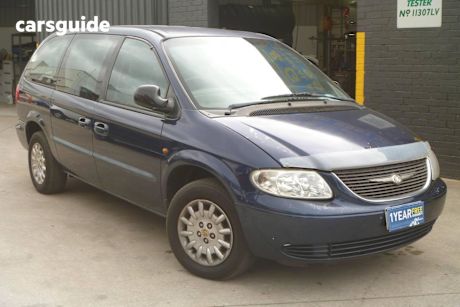 Blue 2002 Chrysler Grand Voyager Wagon Lx
