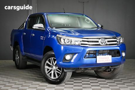 Blue 2015 Toyota Hilux Dual Cab Utility Sr5 (4X4)