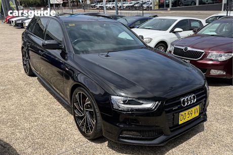 Black 2014 Audi A4 Wagon 2.0 Tfsi Avant Quattro