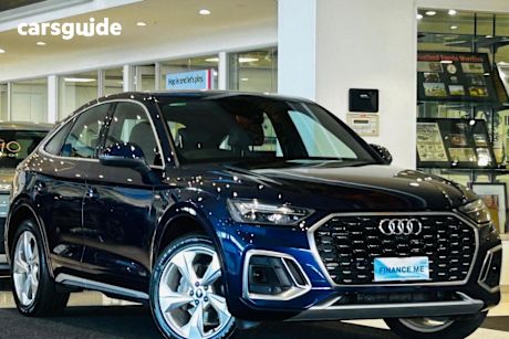 Blue 2023 Audi Q5 Sportback 40 Tdi Quattro S Line Mhev