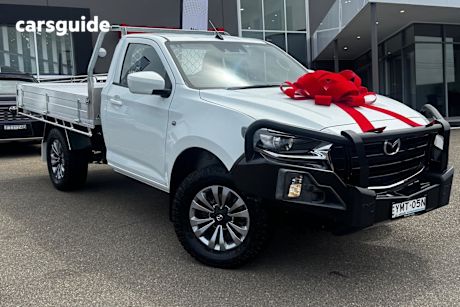 White 2022 Mazda BT-50 Freestyle Cab Chassis Xt (4X4)