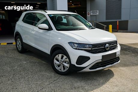 White 2024 Volkswagen T-Cross Wagon 85Tfsi Life