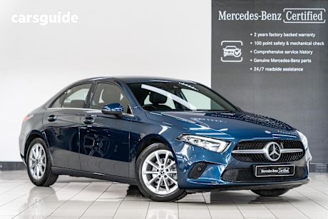 Blue 2021 Mercedes-Benz A180 Sedan