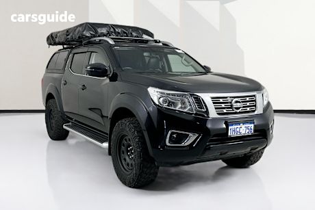 Black 2017 Nissan Navara Dual Cab Utility St-X (4X4)