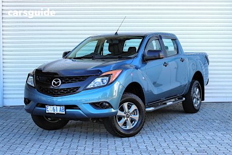 Blue 2014 Mazda BT-50 Dual Cab Utility Xt (4X2)