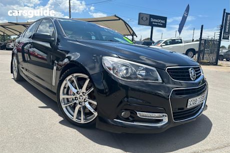 Black 2013 Holden Commodore Sedan Ss-V Redline