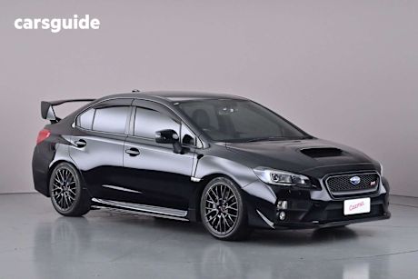 Black 2015 Subaru WRX Sedan Sti Premium