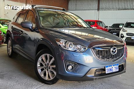 Blue 2014 Mazda CX-5 Wagon Akera (4X4)