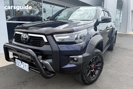 Blue 2023 Toyota Hilux Double Cab Pick Up Rogue (4X4)