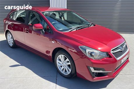Red 2015 Subaru Impreza Hatchback 2.0I (Awd)