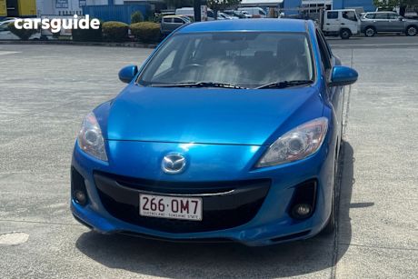 Blue 2012 Mazda 3 Sedan Diesel