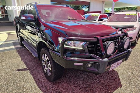 Black 2019 Ford Ranger Double Cab Pick Up Wildtrak 2.0 (4X4)
