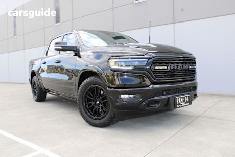 Black 2022 Ram 1500 Crew Cab Utility Limited Rambox (Hybrid)