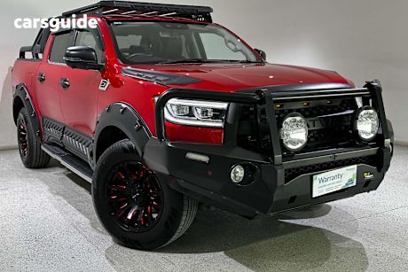 Red 2022 GWM UTE Dual Cab Utility Cannon-X (4X4)