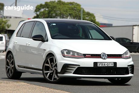 White 2016 Volkswagen Golf Hatchback Gti 40 Years