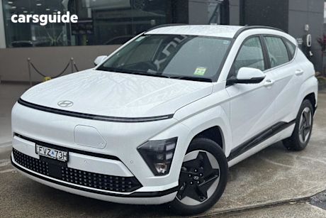 White 2024 Hyundai Kona Wagon Electric Std Range