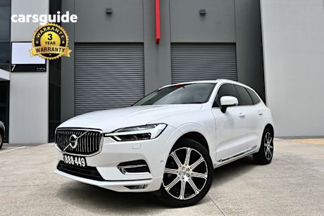 White 2018 Volvo XC60 Wagon D4 Inscription