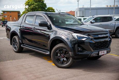 Black 2025 Isuzu D-MAX Crew Cab Utility X-Terrain (4X4)
