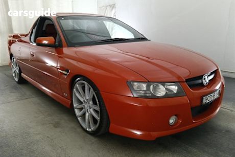 Orange 2007 Holden Commodore Utility Ss Thunder