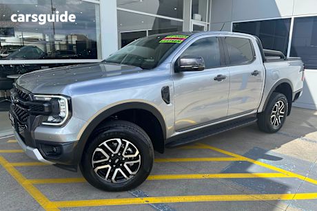 Silver 2022 Ford Ranger Double Cab Pick Up Sport 3.0 (4X4)