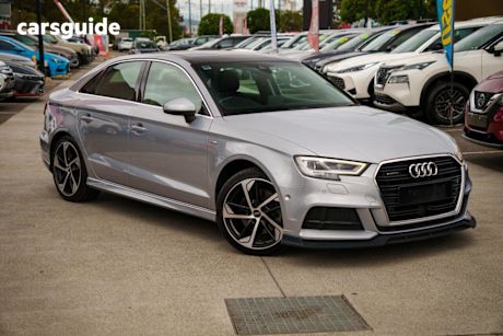 Silver 2018 Audi A3 Sedan 40 Tfsi Qtr (2.0 Qtr Tfsi)