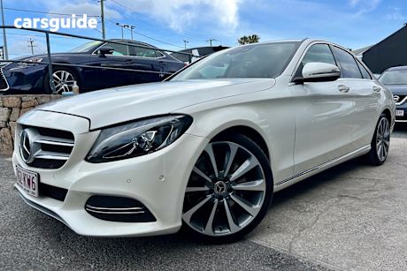 White 2015 Mercedes-Benz C250 Sedan Bluetec