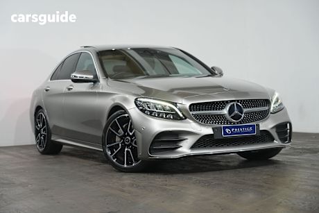 Silver 2019 Mercedes-Benz C200 Sedan
