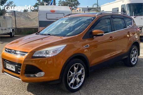 Orange 2016 Ford Kuga Wagon Titanium (Awd)