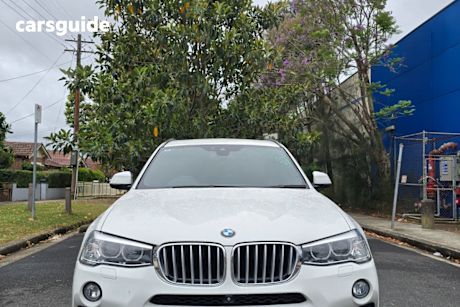 White 2016 BMW X3 Wagon Xdrive 30D