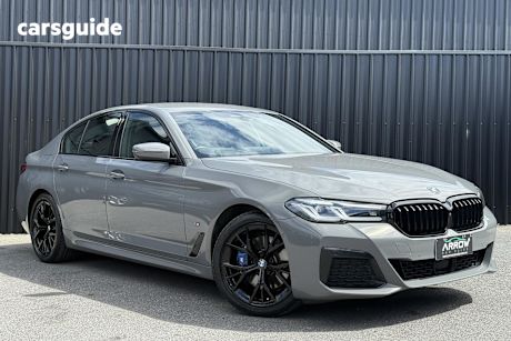Grey 2021 BMW 530D Sedan M Sport Lci
