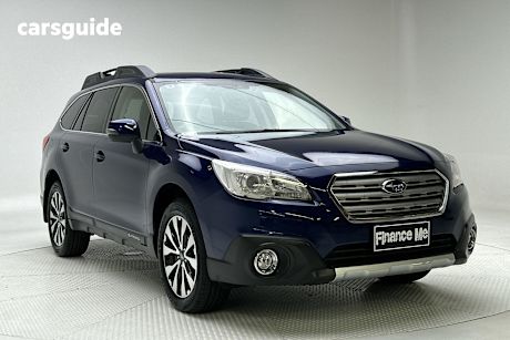 Blue 2015 Subaru Outback Wagon 2.5I