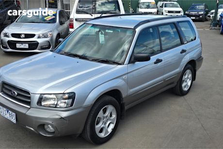Silver 2003 Subaru Forester Wagon Xs