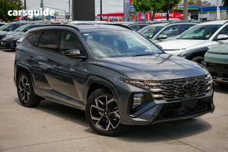 Grey 2025 Hyundai Tucson Wagon Elite Hybrid N Line (Awd)