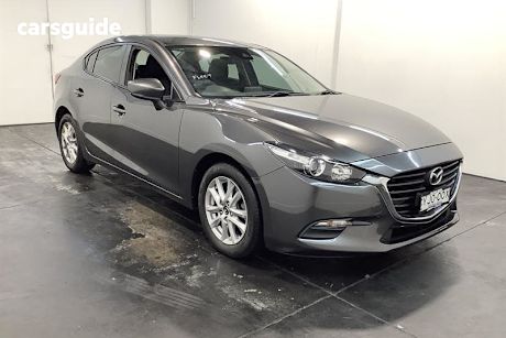 Grey 2018 Mazda 3 Sedan Neo Sport