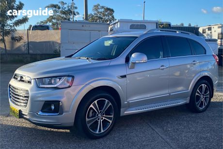Silver 2018 Holden Captiva Wagon 7 Ltz (Awd) (5Yr)