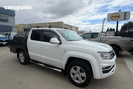 White 2019 Volkswagen Amarok Dual Cab Utility V6 Tdi 550 Highline