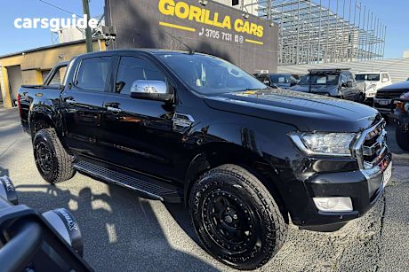 Black 2017 Ford Ranger Dual Cab Utility Xlt 3.2 (4X4)