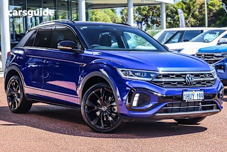 Blue 2022 Volkswagen T-ROC Wagon 140Tsi R-Line
