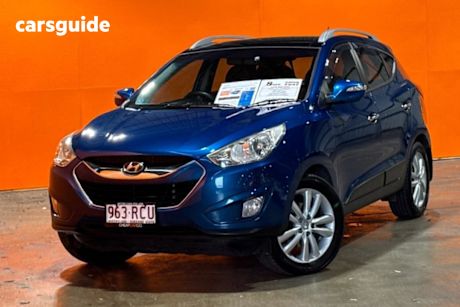 Blue 2010 Hyundai IX35 Wagon Highlander (Awd)