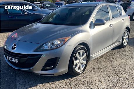 Silver 2009 Mazda 3 Hatchback Maxx Sport