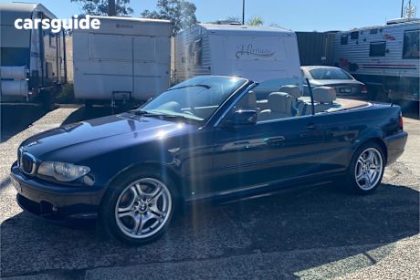 Blue 2003 BMW 330CI Convertible