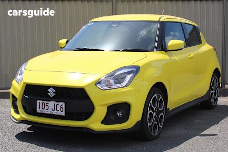 Yellow 2023 Suzuki Swift Hatchback Sport Turbo