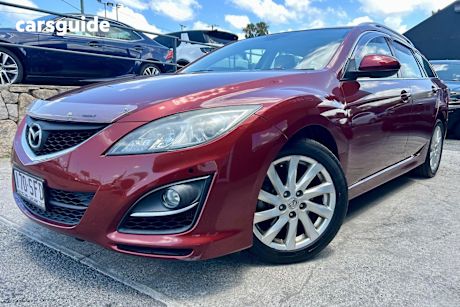 Red 2012 Mazda 6 Wagon Diesel