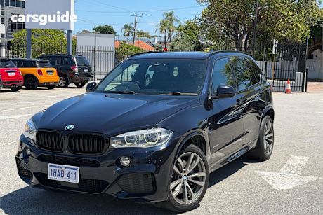 Blue 2013 BMW X5 Wagon Xdrive 50I