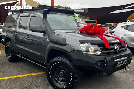 Grey 2020 Volkswagen Amarok Dual Cab Utility Tdi420 Core 4Motion (4X4)