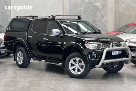 Black 2011 Mitsubishi Triton Double Cab Utility Glx-R (4X4)