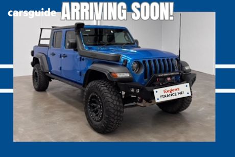 Blue 2022 Jeep Gladiator Dual Cab Utility Rubicon (4X4)